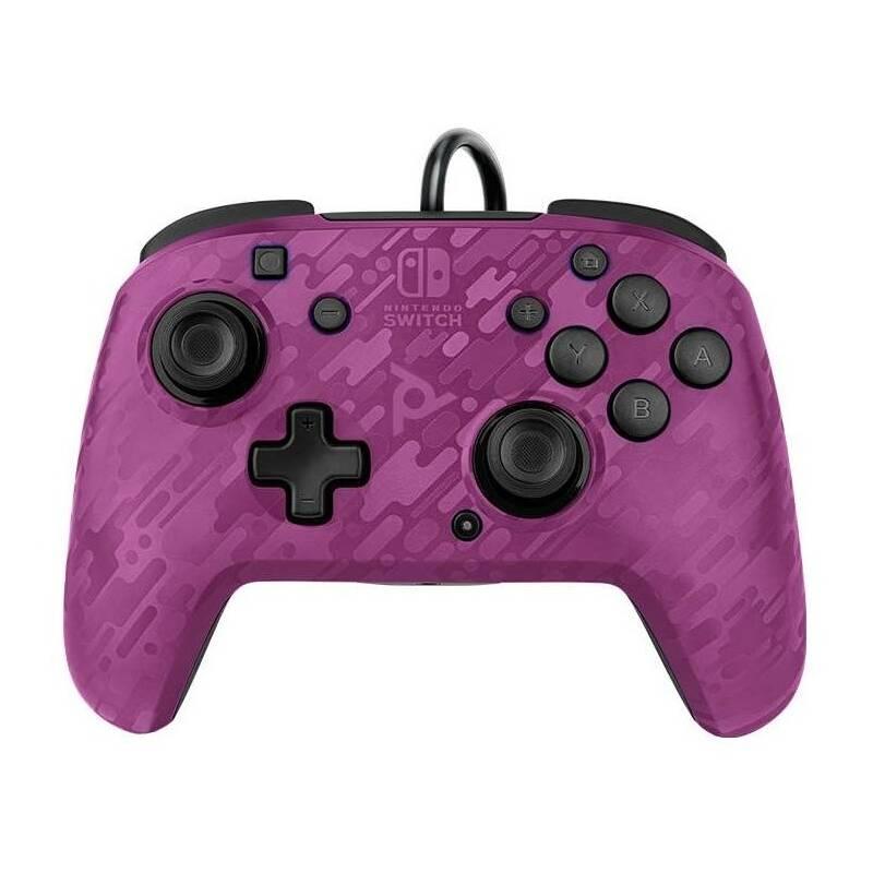 Gamepad PDP Faceoff Deluxe Audio pro Nintendo Switch fialový, Gamepad, PDP, Faceoff, Deluxe, Audio, pro, Nintendo, Switch, fialový