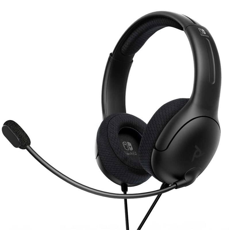 Headset PDP LVL40 pro Nintendo Switch černý