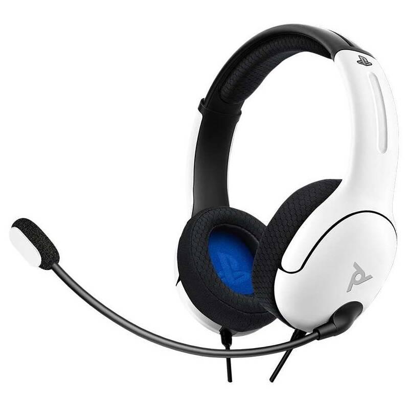 Headset PDP LVL40 pro PS4 PS5 bílý