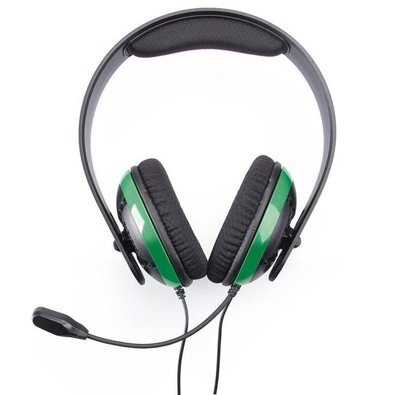 Headset Raptor HX200 pro Xbox černý zelený, Headset, Raptor, HX200, pro, Xbox, černý, zelený