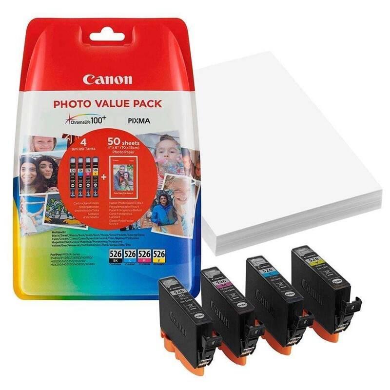 Inkoustová náplň Canon CLI-526 CMYK 50x