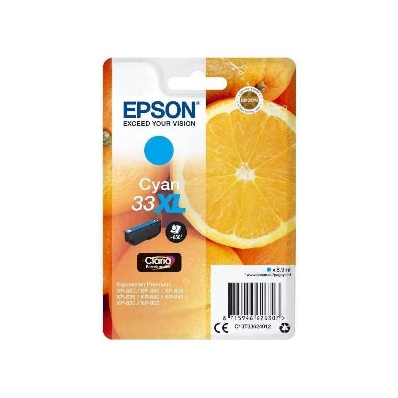 Inkoustová náplň Epson 33XL, 650 stran modrá