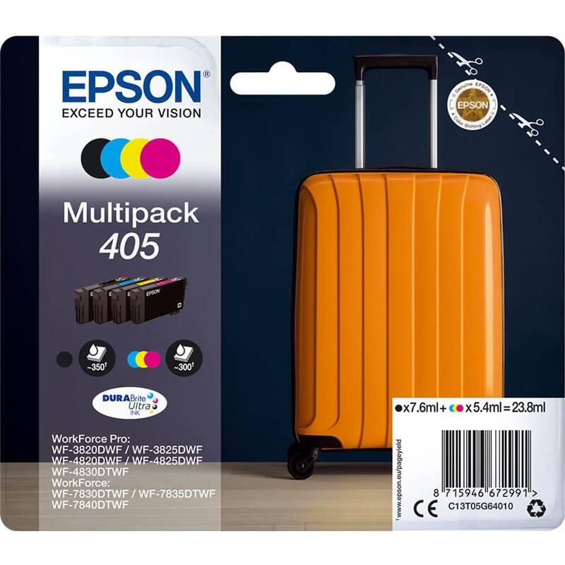 Inkoustová náplň Epson 405 multipack, 350 3x300 stran, CMYK