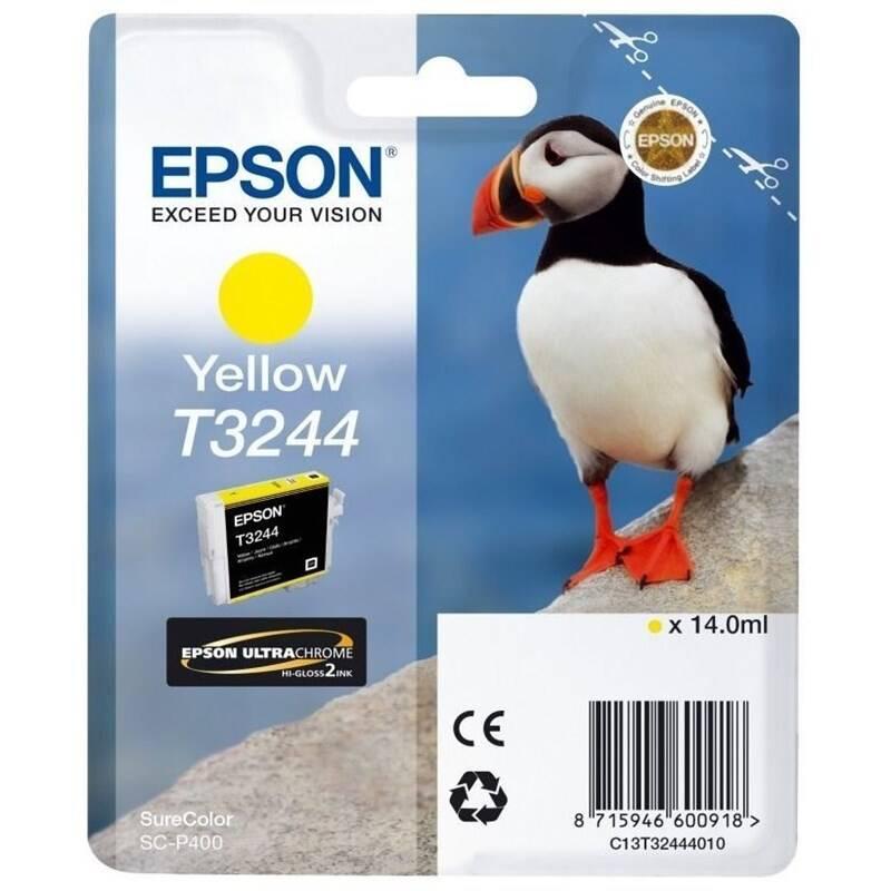 Inkoustová náplň Epson T3244, 14 ml