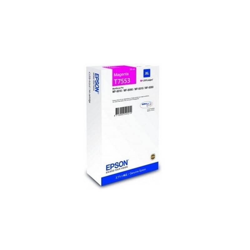 Inkoustová náplň Epson T7553 XL, 4000