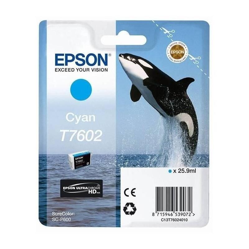 Inkoustová náplň Epson T7602, 25,9 ml