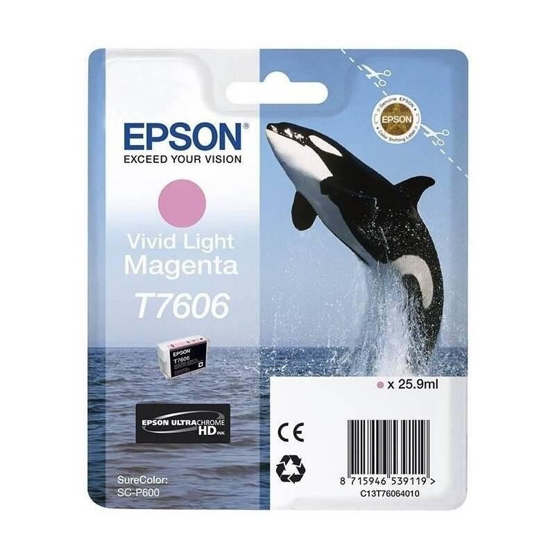 Inkoustová náplň Epson T7606, 25,9 ml,