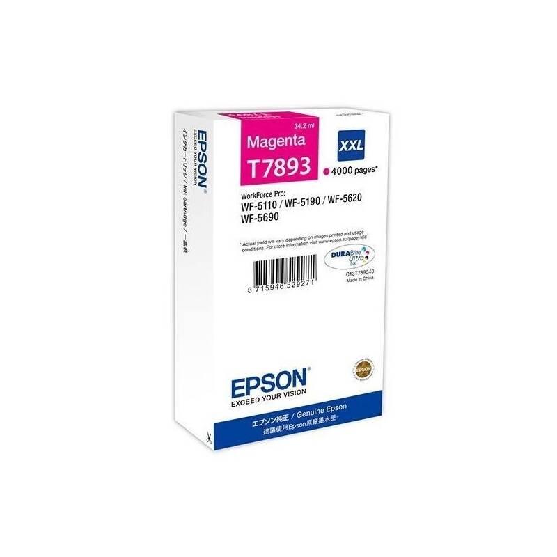 Inkoustová náplň Epson T7893 XXL, 4000