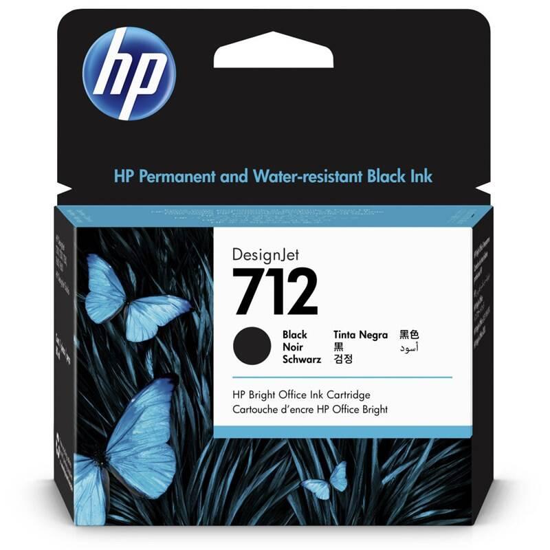 Inkoustová náplň HP 712, 80ml černá