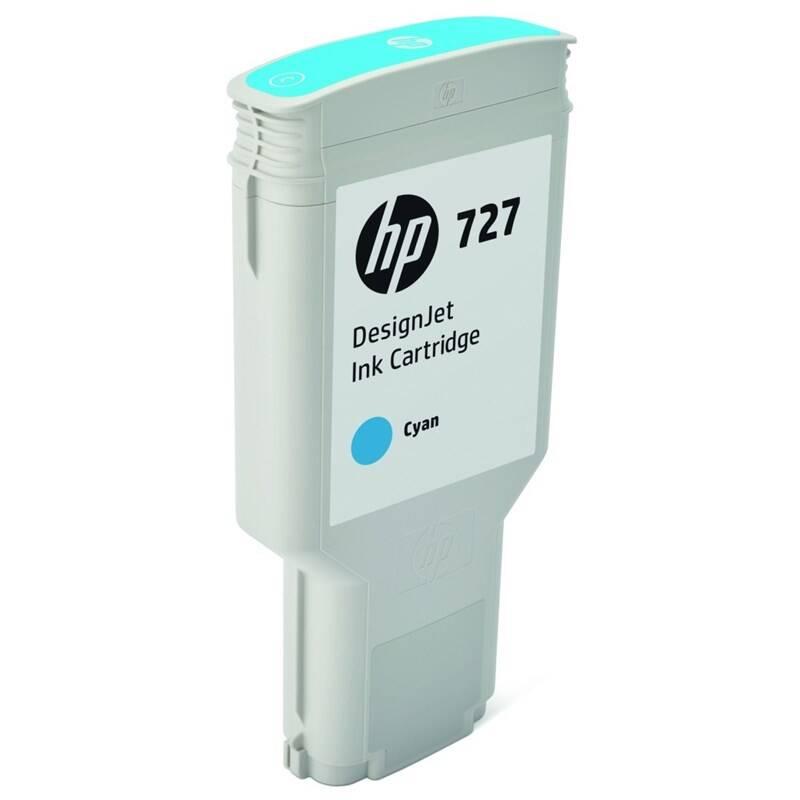 Inkoustová náplň HP 727, 300ml modrá