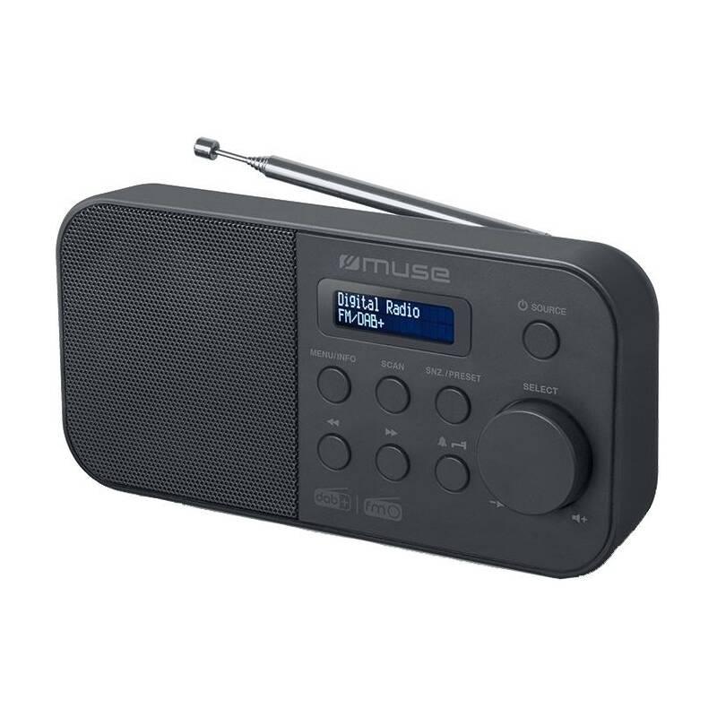 Radiopřijímač s DAB MUSE M-109 DB černý