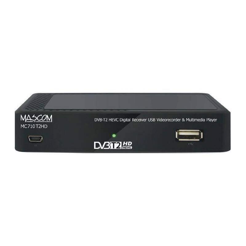 Set-top box Mascom MC710T2 HD černý, Set-top, box, Mascom, MC710T2, HD, černý