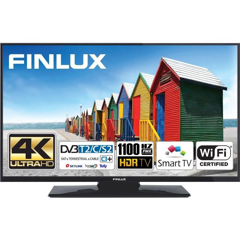 Televize Finlux 50FUF7161 černá, Televize, Finlux, 50FUF7161, černá