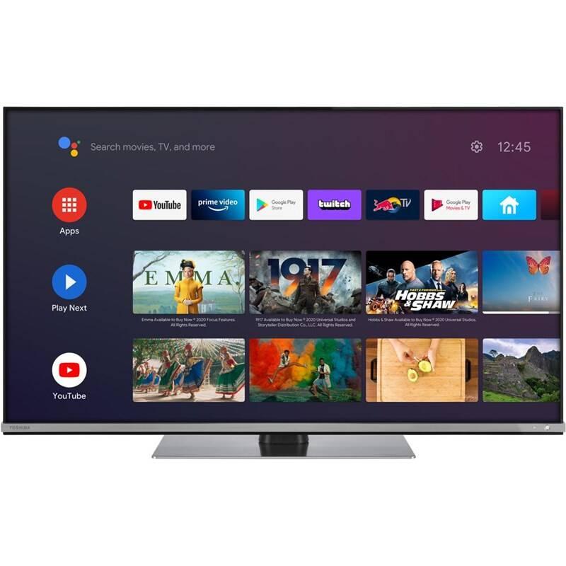 Televize Toshiba 43UA6B63DG černá stříbrná, Televize, Toshiba, 43UA6B63DG, černá, stříbrná