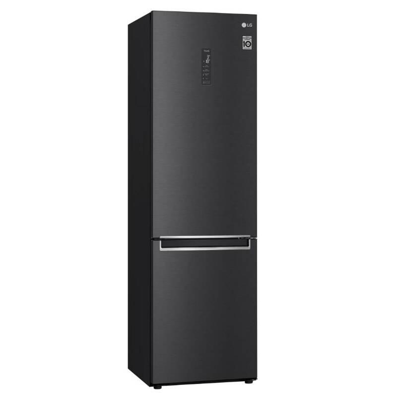 Chladnička s mrazničkou LG GBB72MCUGN černá