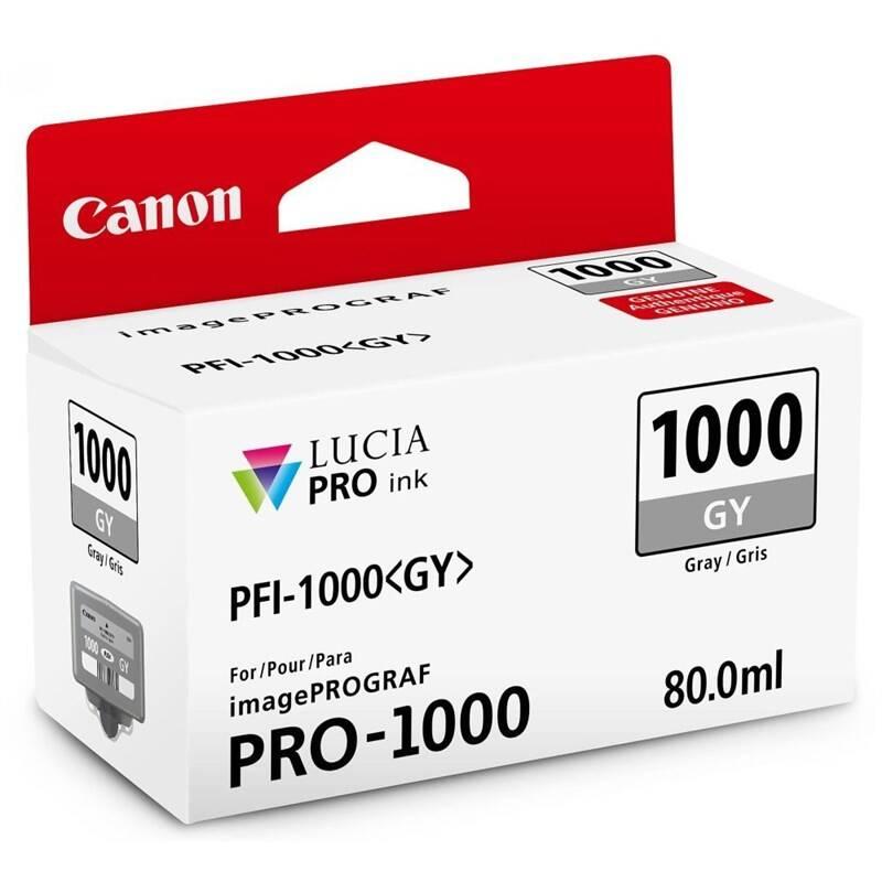Inkoustová náplň Canon PFI-1000 GY, 80