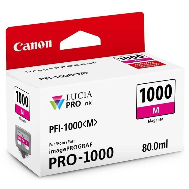 Inkoustová náplň Canon PFI-1000 M, 80