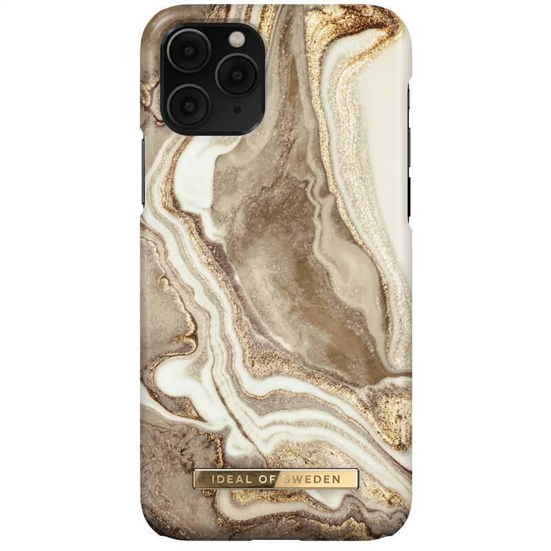 Kryt na mobil iDeal Of Sweden Fashion na Apple iPhone 11 Pro Xs X - Golden Sand Marble