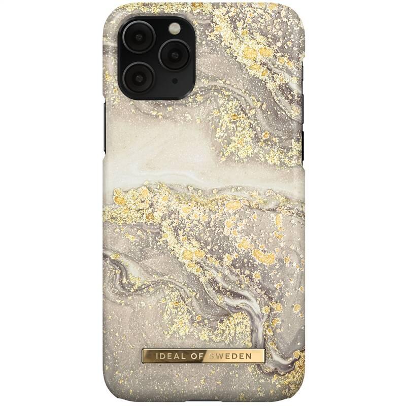 Kryt na mobil iDeal Of Sweden Fashion na Apple iPhone 11 Pro Xs X - Sparle Greige Marble