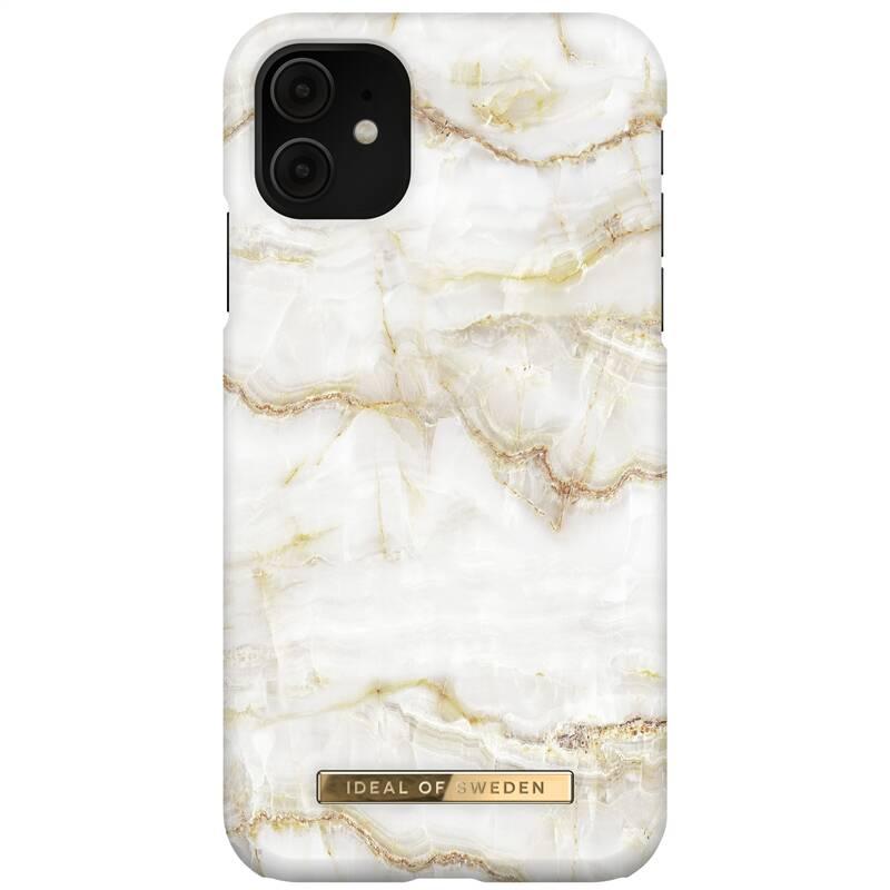 Kryt na mobil iDeal Of Sweden Fashion na Apple iPhone 11 XR - Golden Pearl Marble