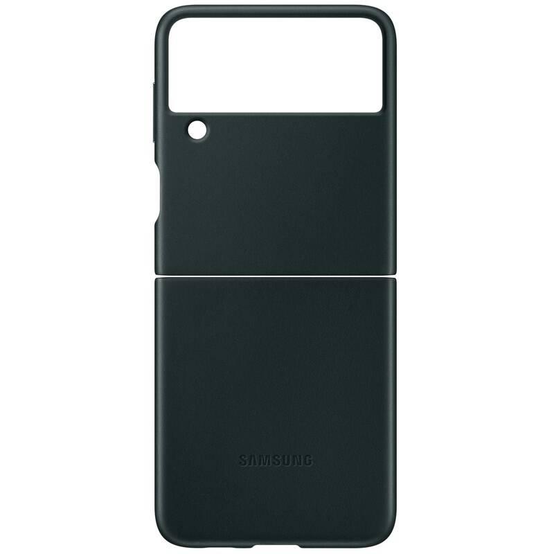 Kryt na mobil Samsung Leather Cover Galaxy Z Flip3 zelený