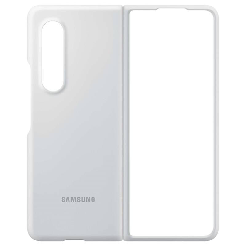 Kryt na mobil Samsung Silicone Cover Galaxy Z Fold3 bílý