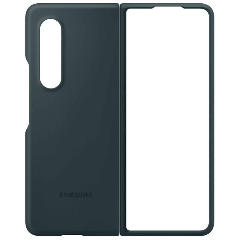 Kryt na mobil Samsung Silicone Cover Galaxy Z Fold3 zelený