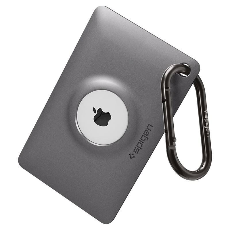 Pouzdro Spigen Air Fit Card pro Apple AirTag šedé