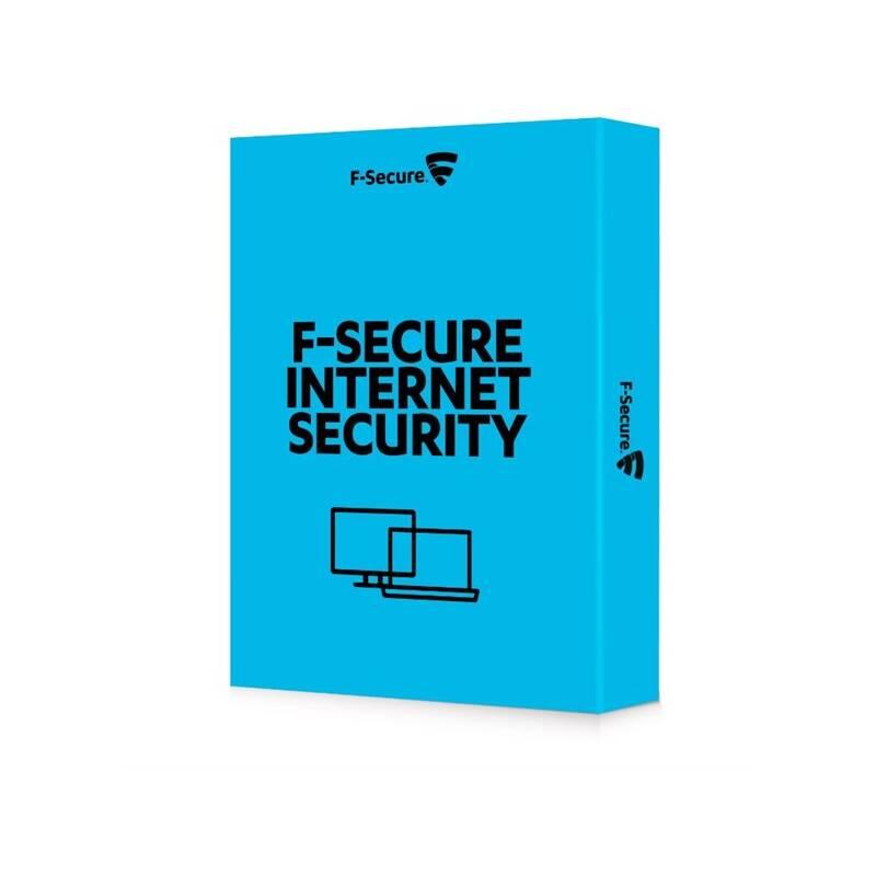 Software F-Secure INTERNET SECURITY, 3 zařízení 1 rok, krabička