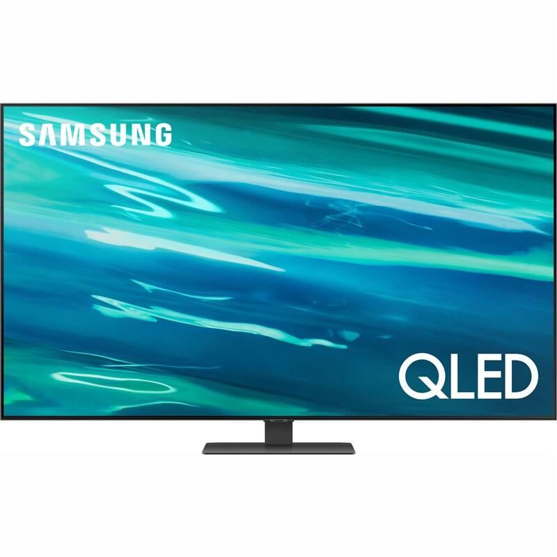 Televize Samsung QE50Q80AA stříbrná, Televize, Samsung, QE50Q80AA, stříbrná