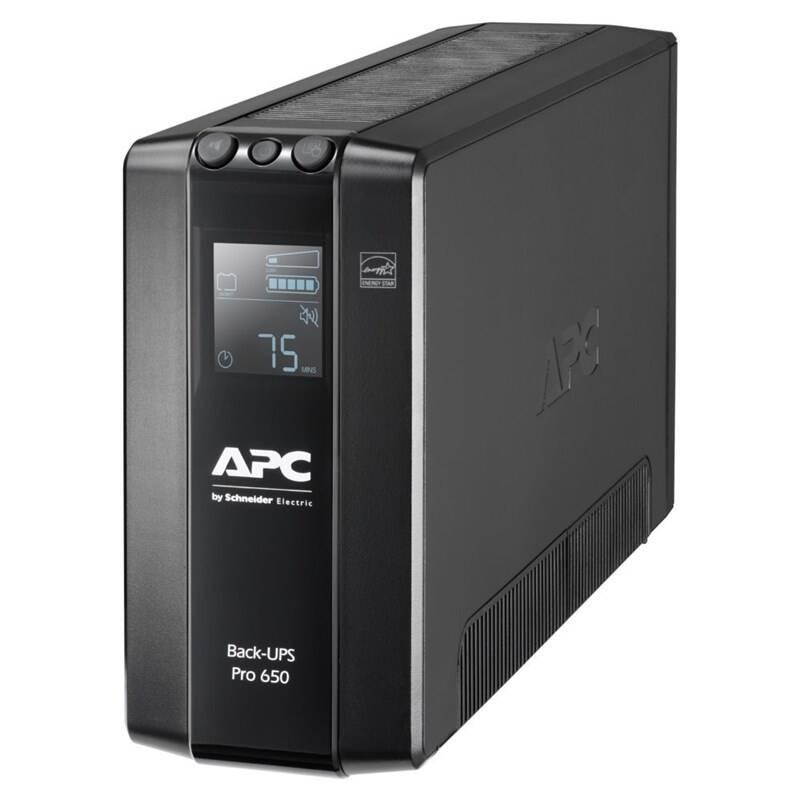 Záložní zdroj APC Back-UPS Pro 650VA 6 Outlets AVR LCD Interface, Záložní, zdroj, APC, Back-UPS, Pro, 650VA, 6, Outlets, AVR, LCD, Interface