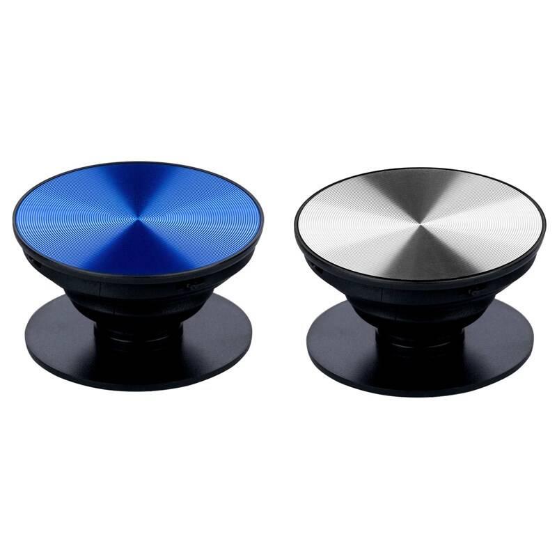 Držák na mobil WG Hand Holder 4 stříbrný modrý