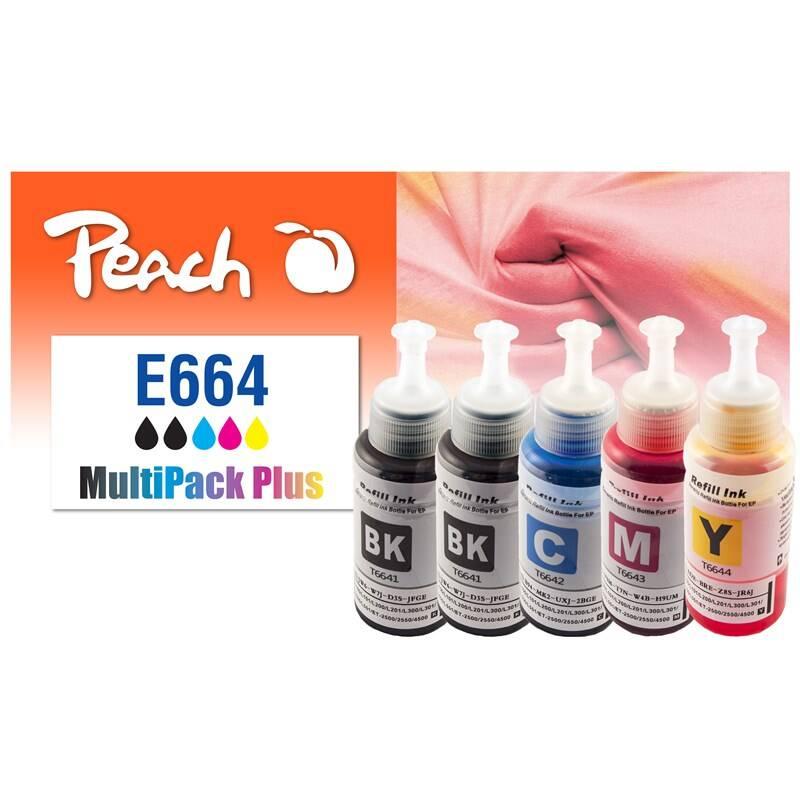 Inkoustová náplň Peach 664 CombiPack Plus, , kompatibilní