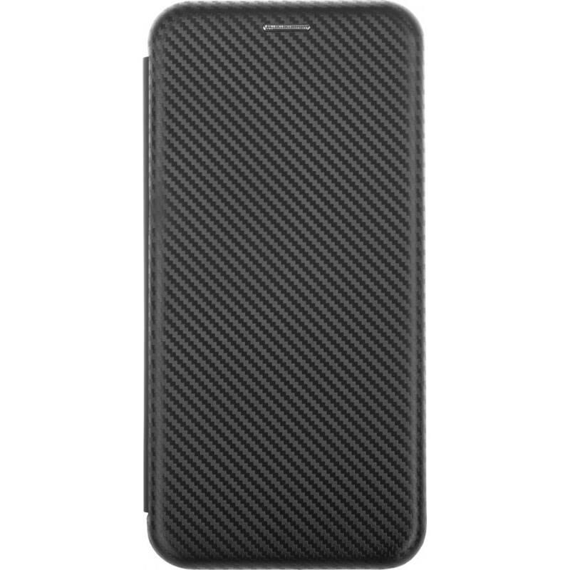 Pouzdro na mobil flipové WG Evolution Karbon na OnePlus Nord černé