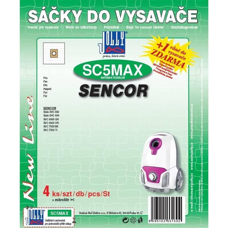 Sáčky do vysavače Jolly MAX SC 5 - Sencor, Sáčky, do, vysavače, Jolly, MAX, SC, 5, Sencor