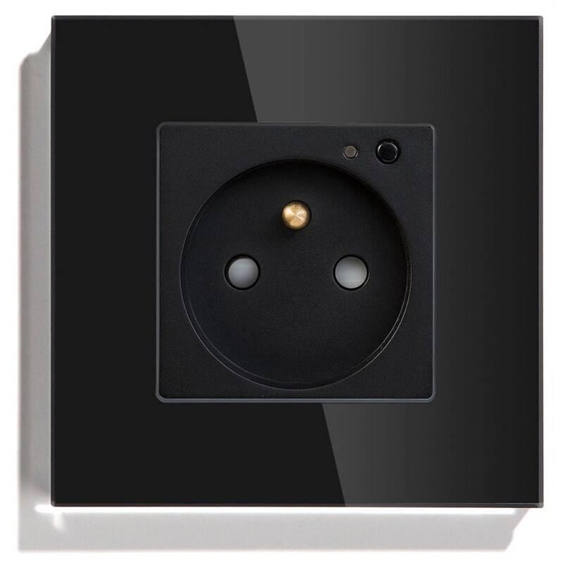 Chytrá zásuvka iQtech SmartLife JW04-BK, 16 A, měření spotřeby černá