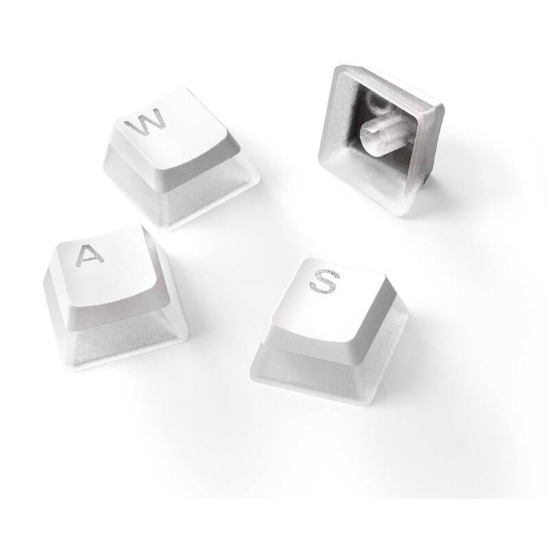 Herní klávesy SteelSeries PrismCAPS US bílé