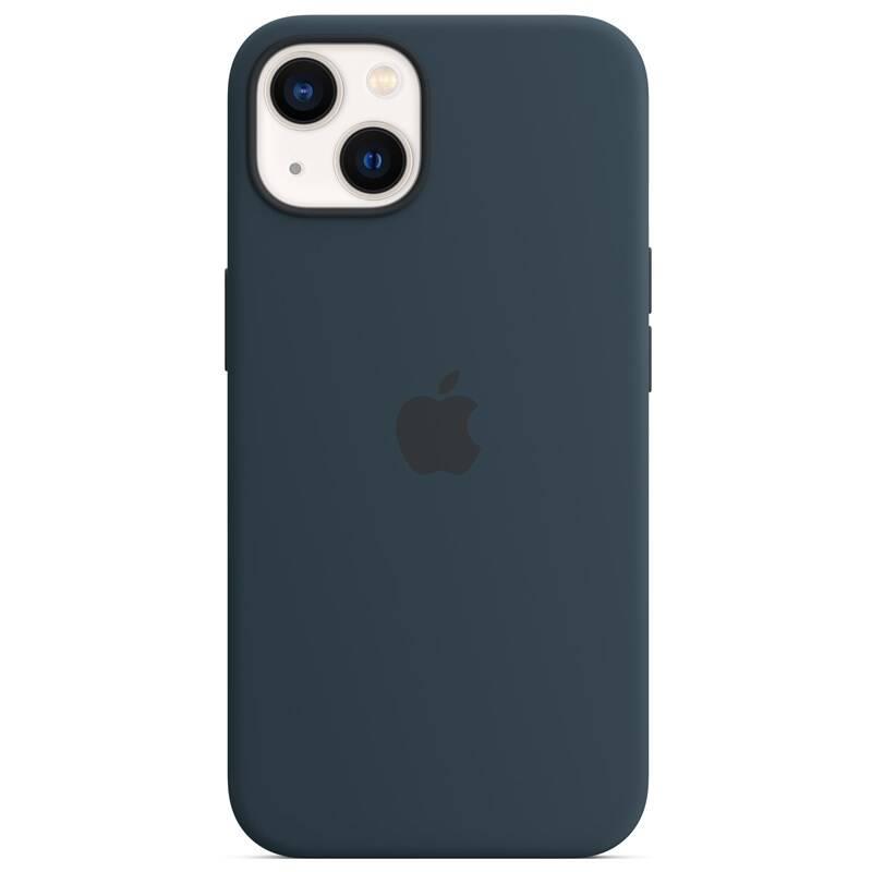 Kryt na mobil Apple Silicone Case s MagSafe pro iPhone 13 – hlubokomořsky modrý, Kryt, na, mobil, Apple, Silicone, Case, s, MagSafe, pro, iPhone, 13, –, hlubokomořsky, modrý