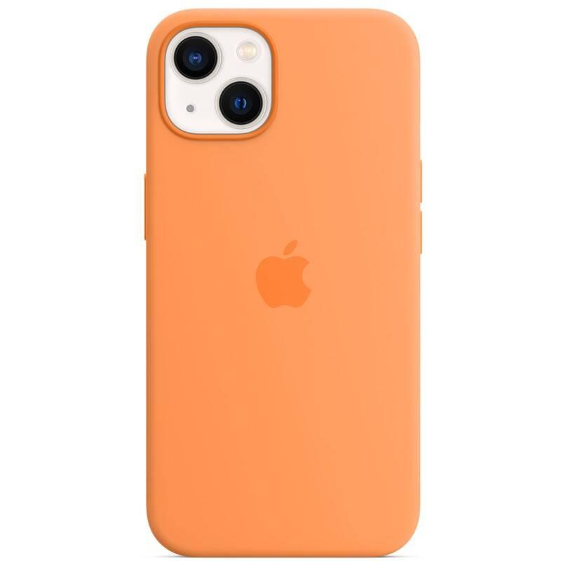 Kryt na mobil Apple Silicone Case s MagSafe pro iPhone 13 – měsíčkově žlutý