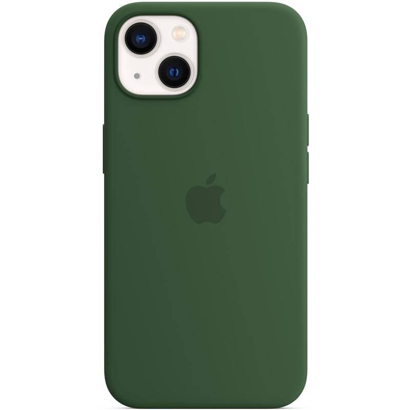 Kryt na mobil Apple Silicone Case s MagSafe pro iPhone 13 mini - jetelově zelený, Kryt, na, mobil, Apple, Silicone, Case, s, MagSafe, pro, iPhone, 13, mini, jetelově, zelený