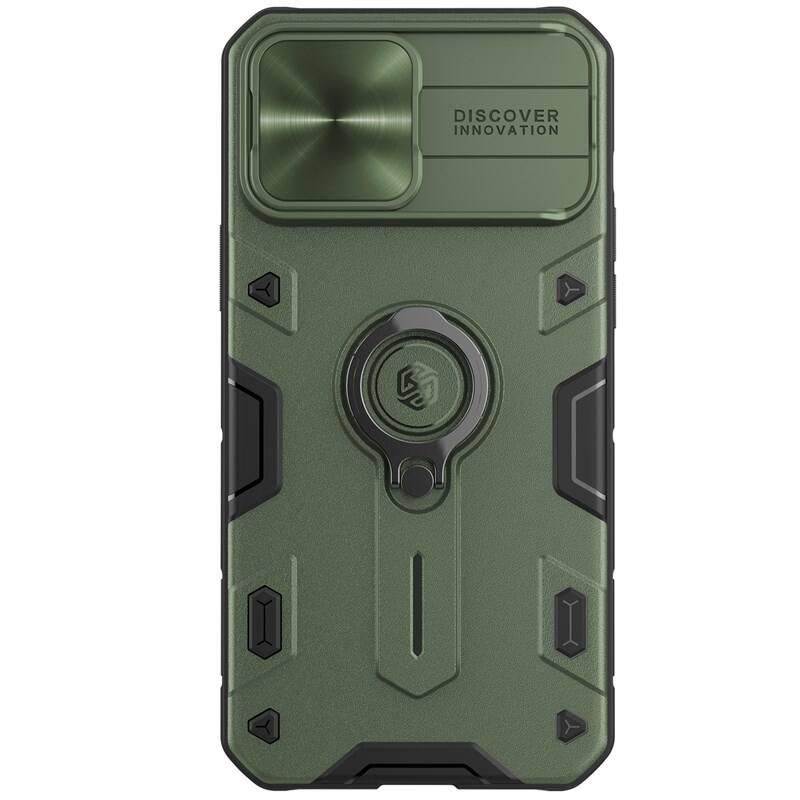 Kryt na mobil Nillkin CamShield Armor na Apple iPhone 13 Pro Max zelený