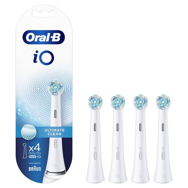 Náhradní kartáček Oral-B iO Ultimate Clean White 4 ks, Náhradní, kartáček, Oral-B, iO, Ultimate, Clean, White, 4, ks