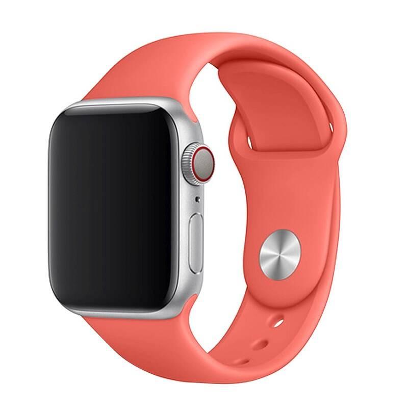 Řemínek FIXED Silicone Strap na Apple Watch 38 40 41 mm - meruňkový