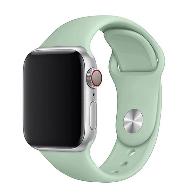 Řemínek FIXED Silicone Strap na Apple Watch 38 40 41 mm - světle tyrkysový