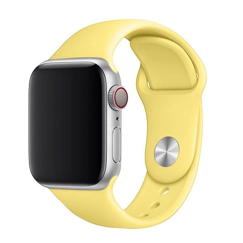 Řemínek FIXED Silicone Strap na Apple Watch 38 40 41 mm žlutý