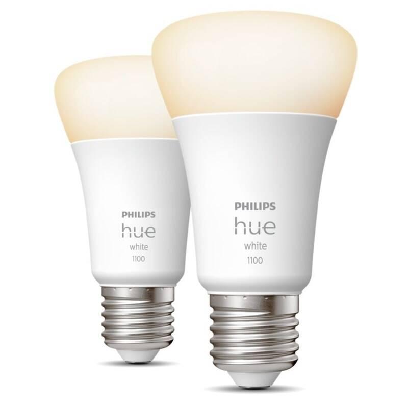 Žárovka LED Philips Hue Bluetooth, 9,5W, E27, White, 2ks