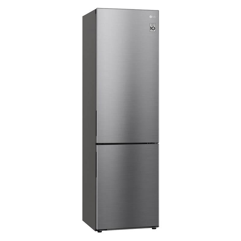 Chladnička s mrazničkou LG GBP62PZNBC stříbrná
