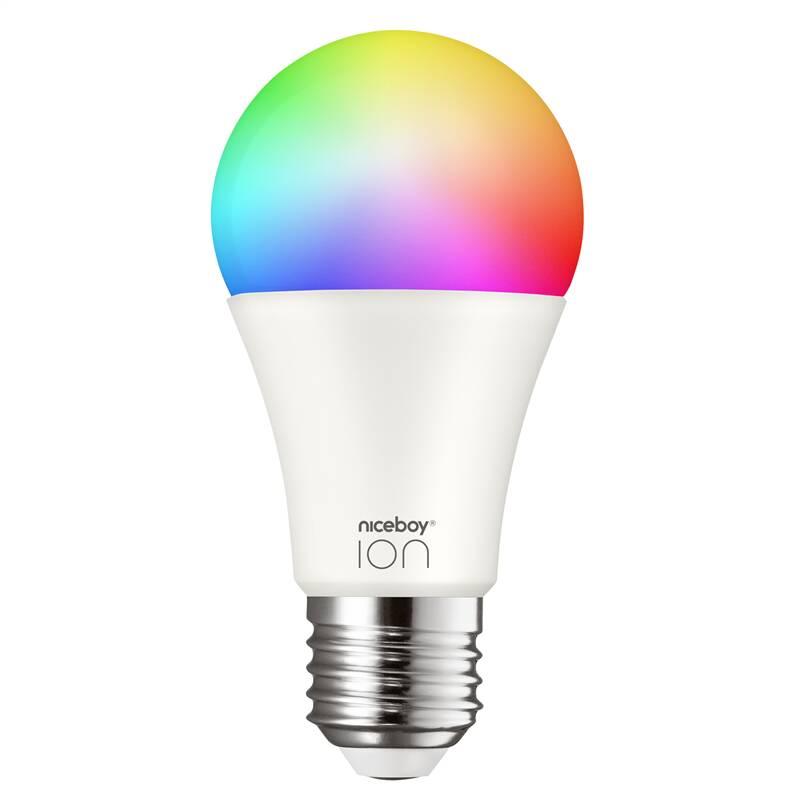 Chytrá žárovka Niceboy ION SmartBulb RGB E27, 9W