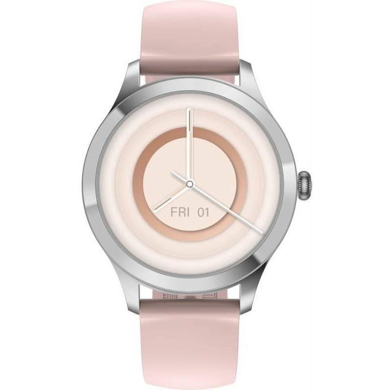Chytré hodinky ARMODD Candywatch Premium 2 stříbrná s růžovým řemínkem, Chytré, hodinky, ARMODD, Candywatch, Premium, 2, stříbrná, s, růžovým, řemínkem