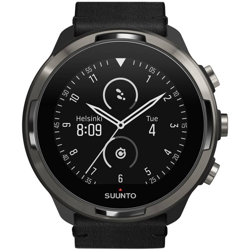 GPS hodinky Suunto 9 Baro - Titanium Leather, GPS, hodinky, Suunto, 9, Baro, Titanium, Leather